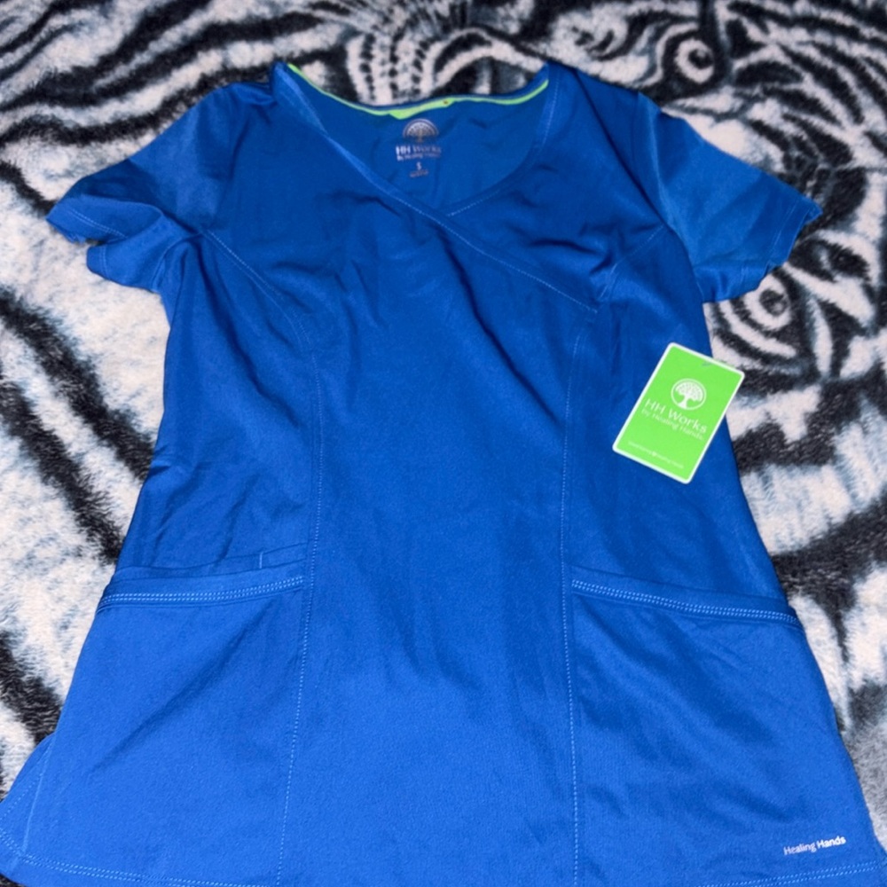 Healing hands scrub top